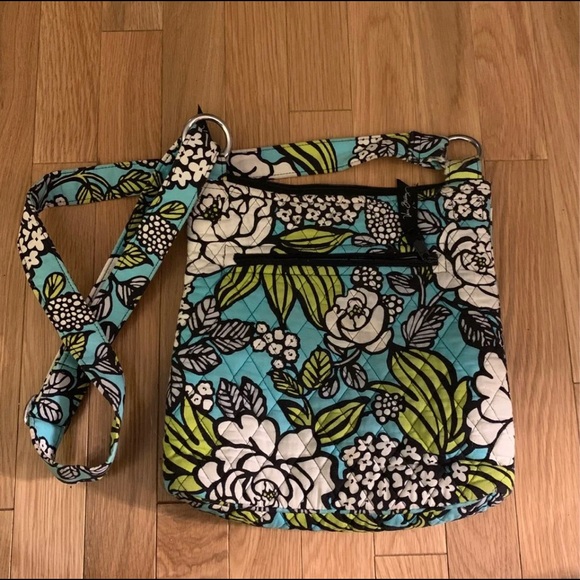 Vera Bradley over the shoulder bright blue purse - Picture 2 of 2